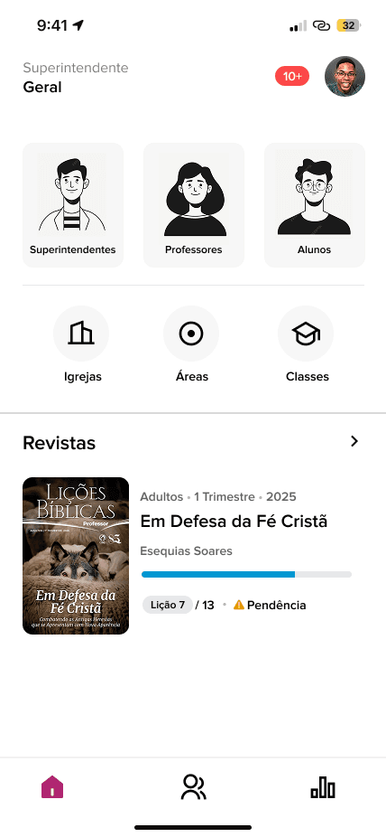 Home da Aplicação